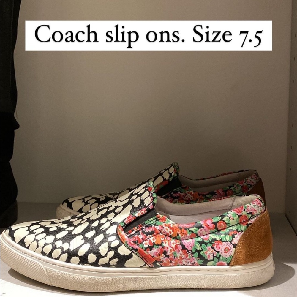 Coach slip on shoes size 7.5